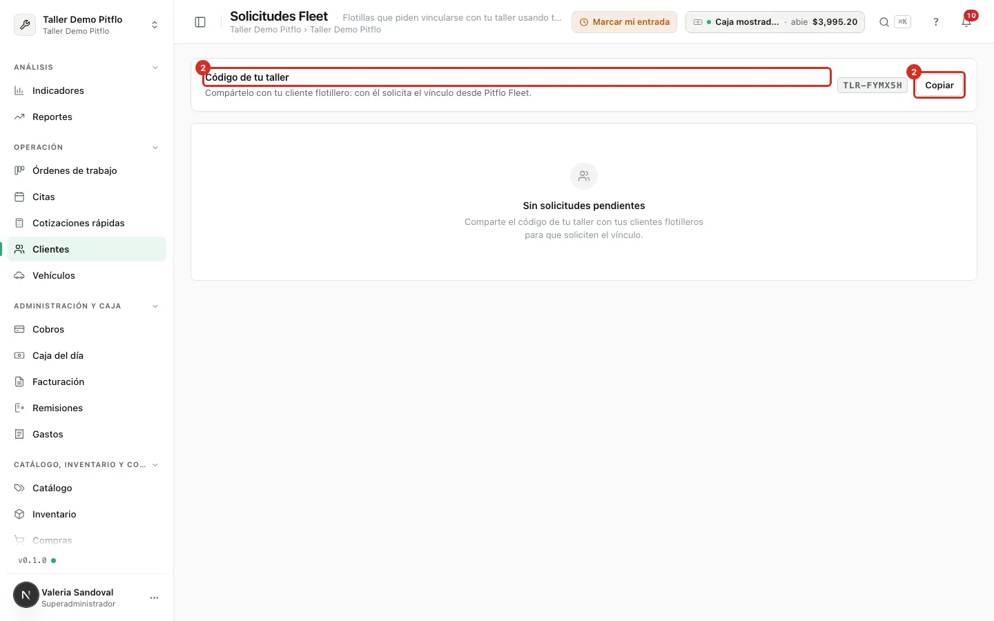 El código del taller