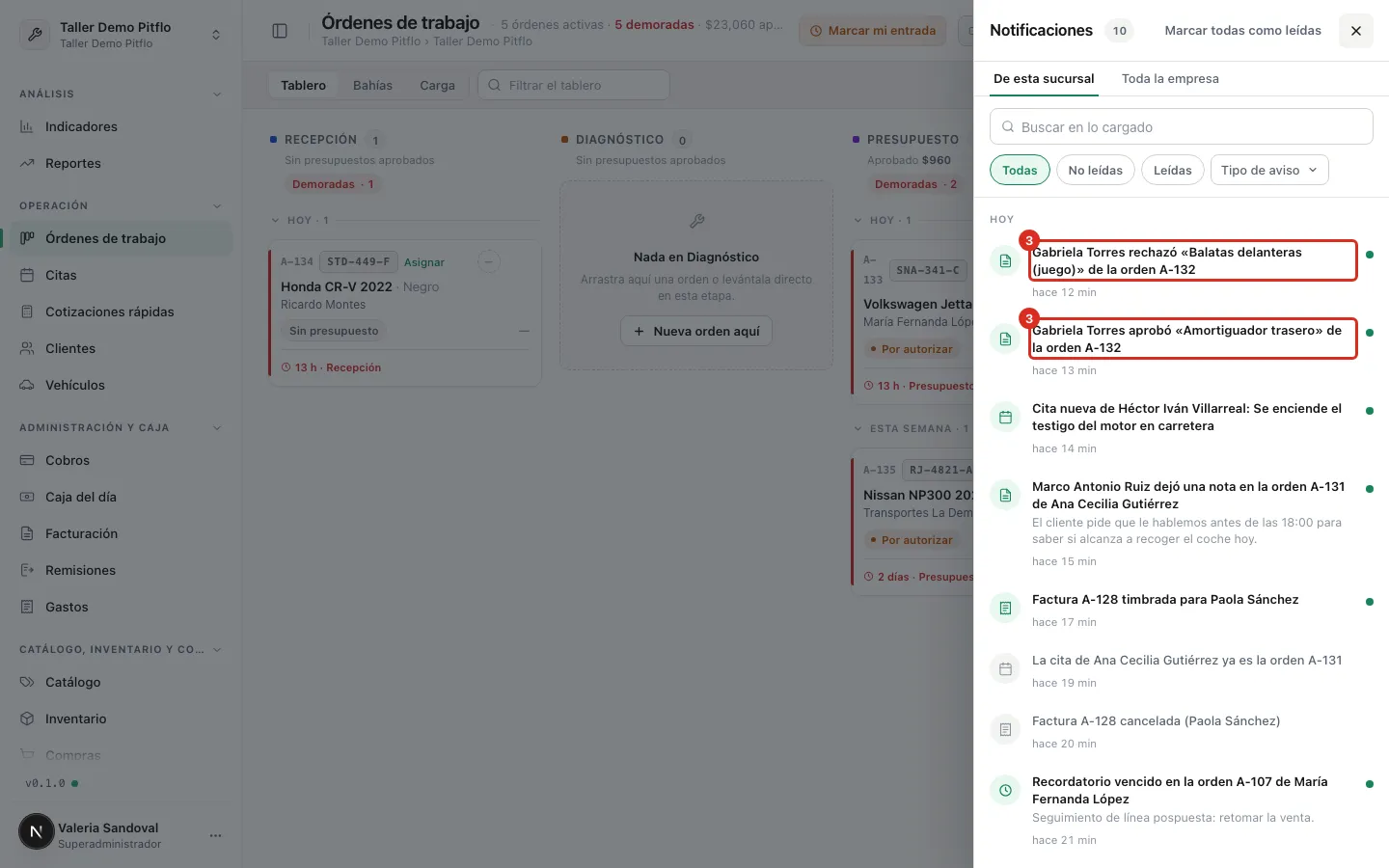 Los avisos de la decisión del cliente en la campana
