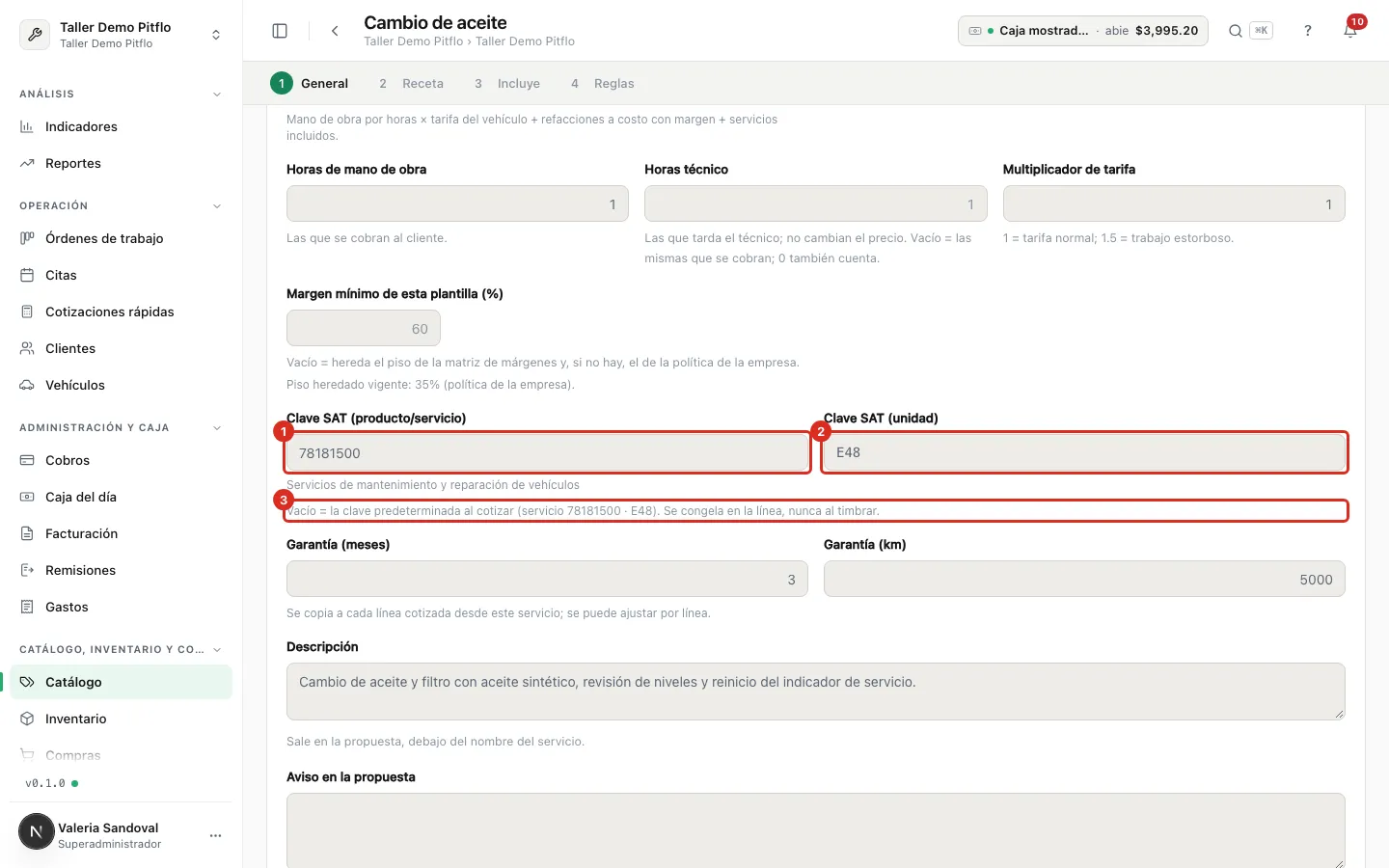 Las dos claves del servicio