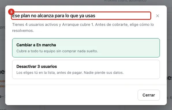 Diálogo Ese plan no alcanza para lo que ya usas